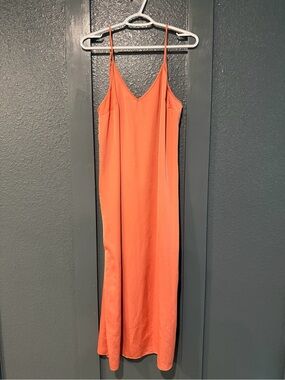 A New Day Orange Maxi Dress Size XL